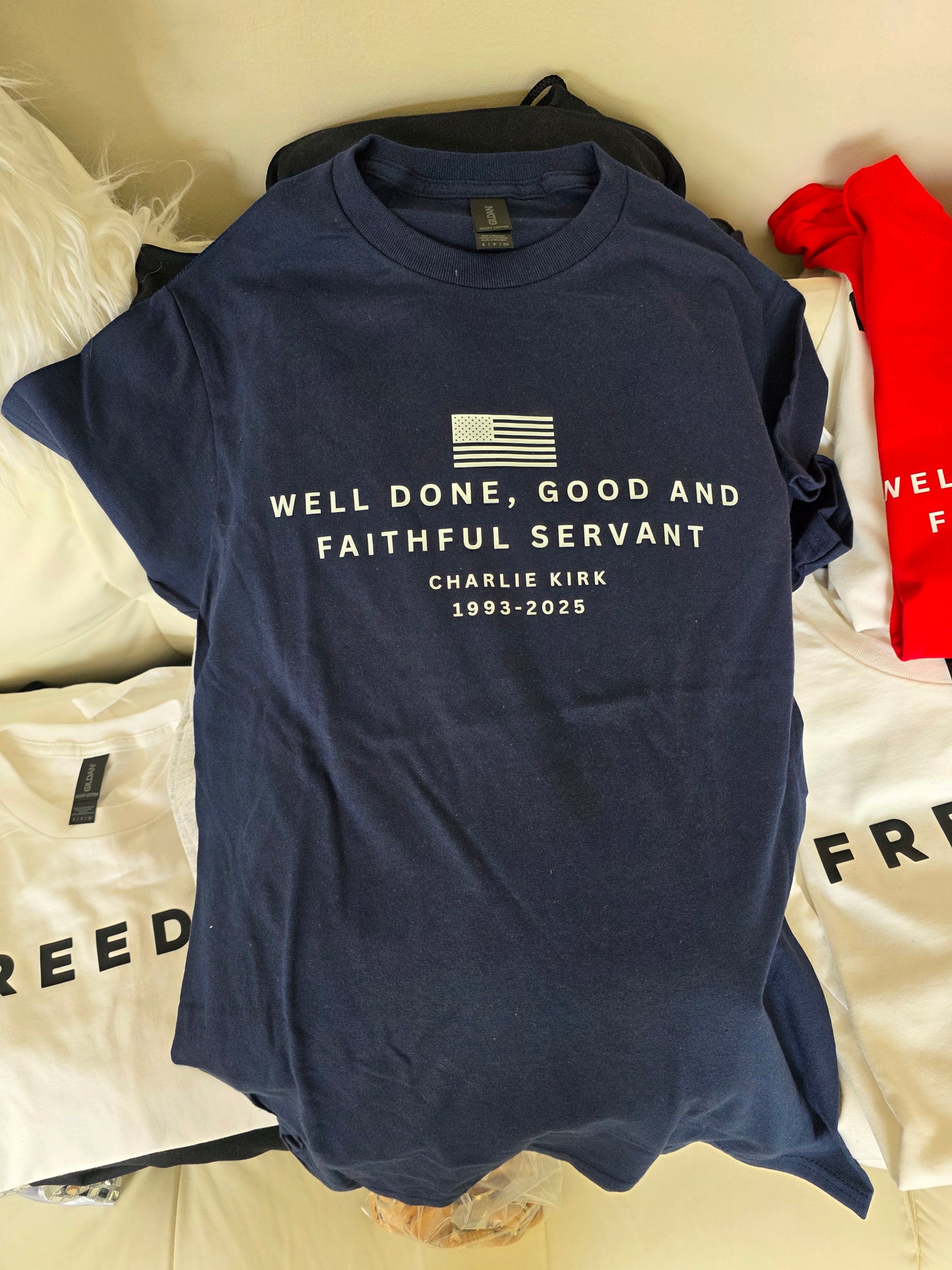 Well Done Good and Faithful Servant Tee